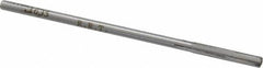 Made in USA - 0.1635" Carbide-Tipped 4 Flute Chucking Reamer - Straight Flute, 0.151" Straight Shank, 1" Flute Length, 4" OAL - Makers Industrial Supply