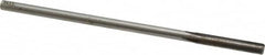 Made in USA - 1/4" Carbide-Tipped 4 Flute Chucking Reamer - Straight Flute, 15/64" Straight Shank, 1-1/2" Flute Length, 6" OAL - Makers Industrial Supply