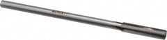 Made in USA - 0.342" Carbide-Tipped 4 Flute Chucking Reamer - Straight Flute, 9/32" Straight Shank, 1-1/2" Flute Length, 6" OAL - Makers Industrial Supply