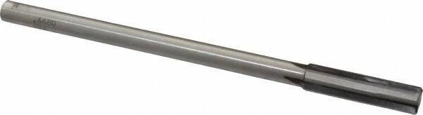 Made in USA - 0.448" Carbide-Tipped 4 Flute Chucking Reamer - Makers Industrial Supply