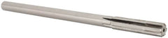 Made in USA - 0.485" Carbide-Tipped 6 Flute Chucking Reamer - Straight Flute, 7/16" Straight Shank, 2" Flute Length, 8" OAL - Makers Industrial Supply