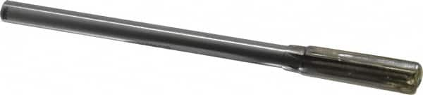 Made in USA - 0.495" Carbide-Tipped 6 Flute Chucking Reamer - Straight Flute, 7/16" Straight Shank, 2" Flute Length, 8" OAL - Makers Industrial Supply