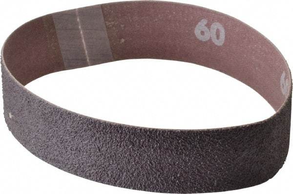 Norton - 1" Wide x 12" OAL, 60 Grit, Aluminum Oxide Abrasive Belt - Aluminum Oxide, Medium, Coated, Series R228 - Makers Industrial Supply