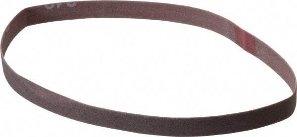 Norton - 1/2" Wide x 18" OAL, 240 Grit, Aluminum Oxide Abrasive Belt - Aluminum Oxide, Very Fine, Coated, Series R228 - Makers Industrial Supply