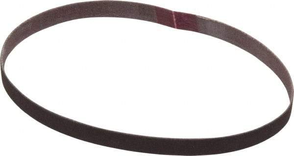 Norton - 3/8" Wide x 13" OAL, 120 Grit, Aluminum Oxide Abrasive Belt - Aluminum Oxide, Fine, Coated, Series R228 - Makers Industrial Supply