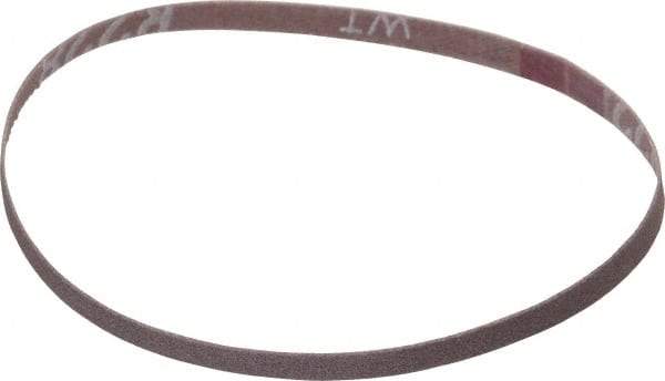 Norton - 1/4" Wide x 12" OAL, 180 Grit, Aluminum Oxide Abrasive Belt - Aluminum Oxide, Very Fine, Coated, Series R228 - Makers Industrial Supply