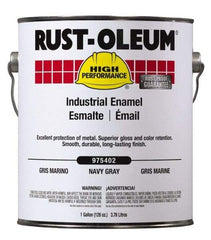 Rust-Oleum - 1 Gal International Orange Gloss Finish Industrial Enamel Paint - 250 to 550 Sq Ft per Gal, Interior/Exterior, <450 gL VOC Compliance - Makers Industrial Supply