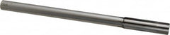 Made in USA - 0.639" Carbide-Tipped 6 Flute Chucking Reamer - Straight Flute, 9/16" Straight Shank, 2-1/4" Flute Length, 9" OAL - Makers Industrial Supply