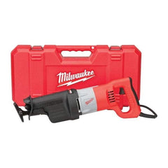 Milwaukee Tool - 3,000 Strokes per Minute, 1-1/4 Inch Stroke Length, Electric Reciprocating Saw - 120 Volts, 13 Amps, 1 Blade - Makers Industrial Supply