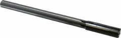 Made in USA - 0.686" Carbide-Tipped 6 Flute Chucking Reamer - Straight Flute, 9/16" Straight Shank, 2-1/4" Flute Length, 9" OAL - Makers Industrial Supply