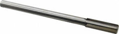 Made in USA - 0.71" Carbide-Tipped 6 Flute Chucking Reamer - Straight Flute, 9/16" Straight Shank, 2-1/4" Flute Length, 9" OAL - Makers Industrial Supply