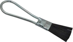 Weiler - 3 Rows x 15 Columns Steel Scratch Brush - 5-1/2" OAL, 1-1/2" Trim Length, Steel Loop Handle - Makers Industrial Supply