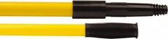 Weiler - 60 x 0.0833" Fiberglass Handle for Tapered or Threaded Holes - Threaded Connection, Yellow - Makers Industrial Supply