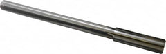 Made in USA - 0.764" Carbide-Tipped 6 Flute Chucking Reamer - Straight Flute, 5/8" Straight Shank, 2-1/2" Flute Length, 9-1/2" OAL - Makers Industrial Supply