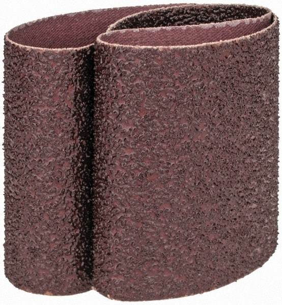 Norton - 3" Wide x 18" OAL, 36 Grit, Aluminum Oxide Abrasive Belt - Aluminum Oxide, Very Coarse, Coated, X Weighted Cloth Backing, Series R228 - Makers Industrial Supply