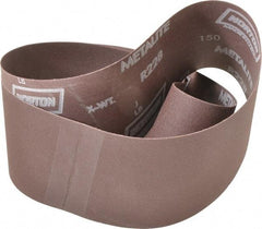 Norton - 4" Wide x 54" OAL, 150 Grit, Aluminum Oxide Abrasive Belt - Aluminum Oxide, Very Fine, Coated, Series R228 - Makers Industrial Supply