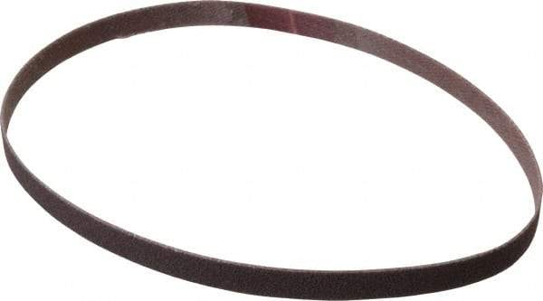 Norton - 1/4" Wide x 12" OAL, 120 Grit, Aluminum Oxide Abrasive Belt - Aluminum Oxide, Fine, Coated, Series R228 - Makers Industrial Supply