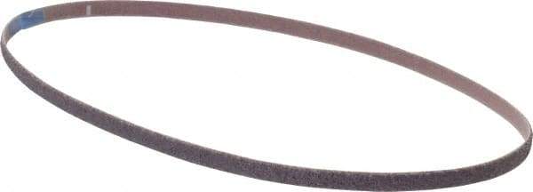 Norton - 1/4" Wide x 18" OAL, 40 Grit, Aluminum Oxide Abrasive Belt - Aluminum Oxide, Coarse, Coated, Series R228 - Makers Industrial Supply