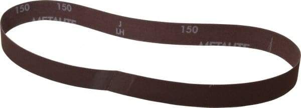 Norton - 1" Wide x 30" OAL, 150 Grit, Aluminum Oxide Abrasive Belt - Aluminum Oxide, Very Fine, Coated, Series R228 - Makers Industrial Supply