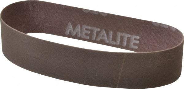 Norton - 1" Wide x 12" OAL, 320 Grit, Aluminum Oxide Abrasive Belt - Aluminum Oxide, Extra Fine, Coated, Series R228 - Makers Industrial Supply