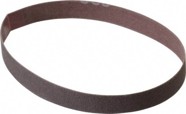 Norton - 1/2" Wide x 12" OAL, 320 Grit, Aluminum Oxide Abrasive Belt - Aluminum Oxide, Extra Fine, Coated, Series R228 - Makers Industrial Supply