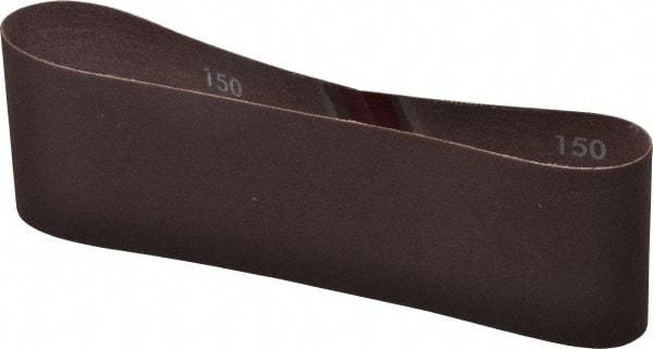 Norton - 3" Wide x 21" OAL, 150 Grit, Aluminum Oxide Abrasive Belt - Aluminum Oxide, Very Fine, Coated, Series R228 - Makers Industrial Supply