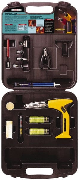 Solder-It - 13 Piece, Butane Multi Function Torch Kit with Liquid Energy Cell - Makers Industrial Supply