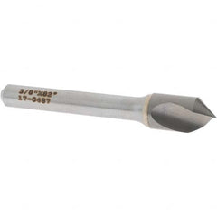 OSG - 3/8" Head Diam, 1/4" Shank Diam, 1 Flute 82° Solid Carbide Countersink - Makers Industrial Supply