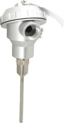 Thermo Electric - -148 to 900°F, 100 OMS Industrial RTD, Thermocouple Probe - 1/2 Inch Hex Mount, 4 Inch Probe Sheath Length, 10 Sec Response Time - Makers Industrial Supply