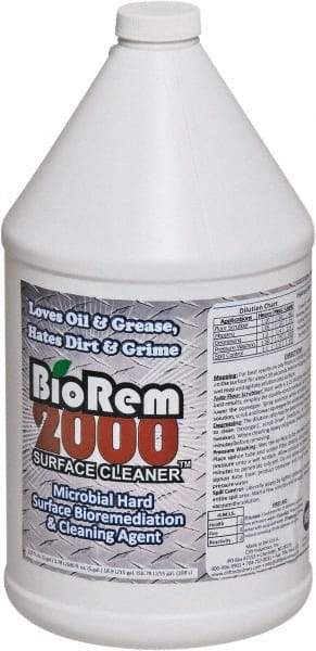 BioRem 2000 - 1 Gal Bottle All-Purpose Cleaner - Liquid, Odor-Free - Makers Industrial Supply