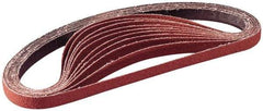 3M - 4" Wide x 132" OAL, 80 Grit, Ceramic Abrasive Belt - Ceramic, Medium, Coated, X Weighted Cloth Backing, Series 747D - Makers Industrial Supply