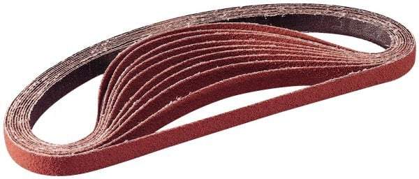 3M - 4" Wide x 132" OAL, 60 Grit, Ceramic Abrasive Belt - Ceramic, Medium, Coated, YN Weighted Cloth Backing, Wet/Dry, Series 963G - Makers Industrial Supply