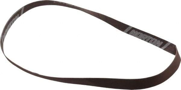 Norton - 1/2" Wide x 24" OAL, 220 Grit, Aluminum Oxide Abrasive Belt - Aluminum Oxide, Very Fine, Coated, Series R228 - Makers Industrial Supply