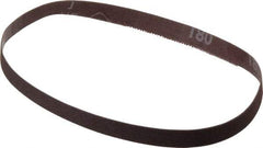 Norton - 1/2" Wide x 18" OAL, 180 Grit, Aluminum Oxide Abrasive Belt - Aluminum Oxide, Very Fine, Coated, Series R228 - Makers Industrial Supply