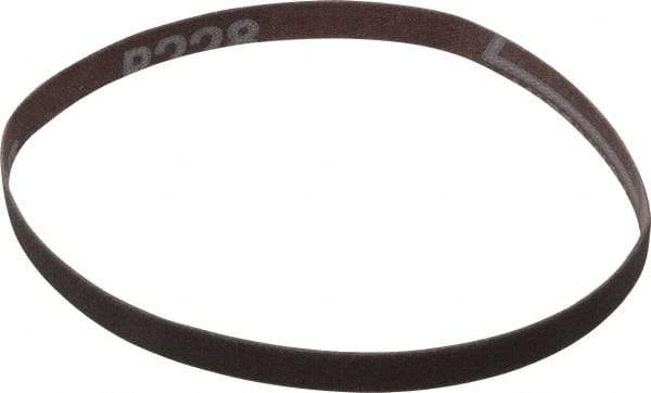 Norton - 3/8" Wide x 13" OAL, 240 Grit, Aluminum Oxide Abrasive Belt - Aluminum Oxide, Very Fine, Coated, Series R228 - Makers Industrial Supply