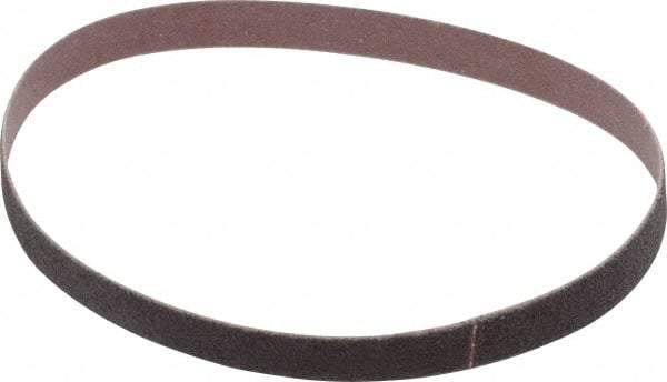 Norton - 3/8" Wide x 13" OAL, 80 Grit, Aluminum Oxide Abrasive Belt - Aluminum Oxide, Medium, Coated, Series R228 - Makers Industrial Supply