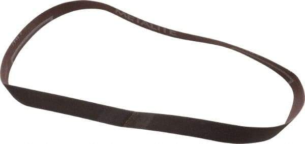 Norton - 1/2" Wide x 24" OAL, 320 Grit, Aluminum Oxide Abrasive Belt - Aluminum Oxide, Extra Fine, Coated, Series R228 - Makers Industrial Supply