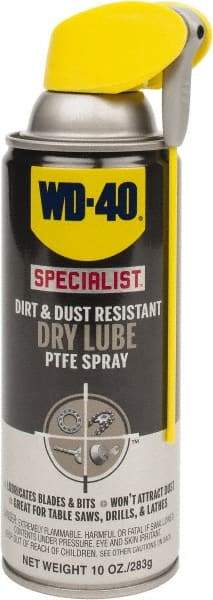 WD-40 Specialist - 10 oz Aerosol Dry Film with PTFE Spray Lubricant - High Temperature, Low Temperature, High Pressure - Makers Industrial Supply