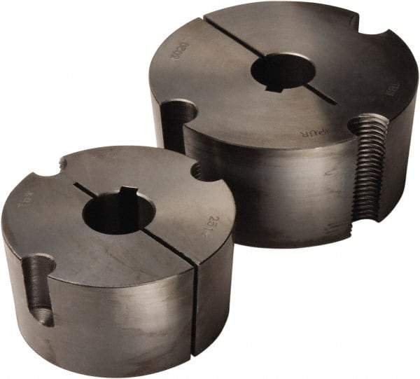 TB Wood's - 1-3/4" Bore, 1/2 Thread, 3/8" Wide Keyway, 3/16" Deep Keyway, Tapered Lock Sprocket Bushing - 3-3/8" Max Outside Diam - Makers Industrial Supply