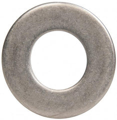 Made in USA - 5/8" Screw, Grade 300 Stainless Steel Standard Flat Washer - 0.656" ID x 1.312" OD, 0.074" Thick, Passivated Finish, Meets Military Specifications - Makers Industrial Supply