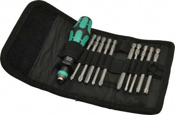 Wera - 11 Piece Power Hex Drive Bit Set - Makers Industrial Supply