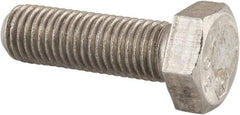 Made in USA - 5/16-24 UNF, 1" Length Under Head Hex Head Cap Screw - Grade 18-8 Stainless Steel, Uncoated, 1/2" Hex - Makers Industrial Supply