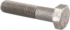 Made in USA - 5/16-24 UNF, 1-1/2" Length Under Head Hex Head Cap Screw - Grade 18-8 Stainless Steel, Uncoated, 1/2" Hex - Makers Industrial Supply