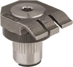 Mitee-Bite - 7-1/2mm Clamping Height, 880 Lb Clamping Pressure, Raised Height Low Profile Positioning Stop - 7-1/2mm Jaw Height, Spring Steel, Series Mitee-Bite Kopal Mini Clamps - Makers Industrial Supply