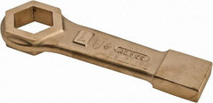 Ampco - 1-11/16" 6 Point Striking Box Wrench - Single End, 9-7/8" OAL, Aluminum Bronze - Makers Industrial Supply