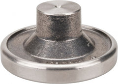 Jergens - 4" Diam, 1-1/2" Hub Diam, Grade #319, Aluminum Alloy, Angular Handwheel with Handle - Exact Industrial Supply