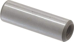 Jergens - 5/16" Diam x 1" Pin Length C-1215 Alloy Steel Pull Out Dowel Pin - C 47-58 & C 60-64 (Surface) Hardness, 1 Beveled & 1 Threaded End - Makers Industrial Supply