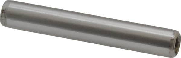 Jergens - 5/16" Diam x 2" Pin Length C-1215 Alloy Steel Pull Out Dowel Pin - C 47-58 & C 60-64 (Surface) Hardness, 1 Beveled & 1 Threaded End - Makers Industrial Supply