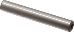 Jergens - 3/8" Diam x 2-1/2" Pin Length C-1215 Alloy Steel Pull Out Dowel Pin - C 47-58 & C 60-64 (Surface) Hardness, 1 Beveled & 1 Threaded End - Makers Industrial Supply