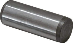 Jergens - 3/4" Diam x 2" Pin Length C-1215 Alloy Steel Pull Out Dowel Pin - C 47-58 & C 60-64 (Surface) Hardness, 1 Beveled & 1 Threaded End - Makers Industrial Supply